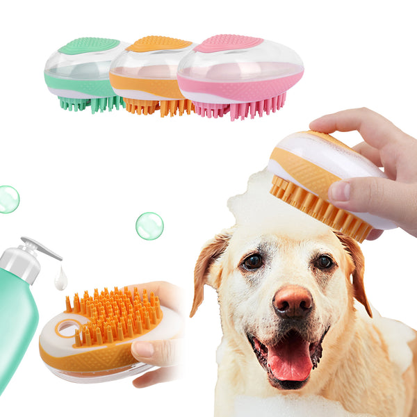 2-in-1 Pet Bath and Massage Brush Lauxi Paws ฅ՞•ﻌ•՞ฅ